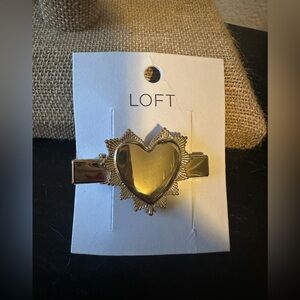 NWT LOFT Sacred Heart Hair Clip
